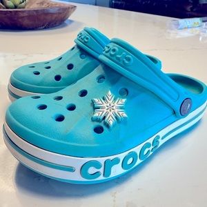 Blue crocs